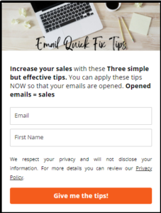 Email marketing Quick Fix Tips
